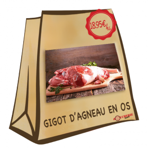 Gigot d'agneau colis du boucher