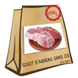 Colis de viande d'agneau
