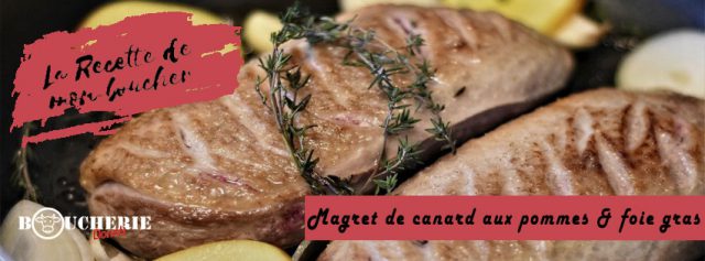 Magret de canard en cuisson dans la poele