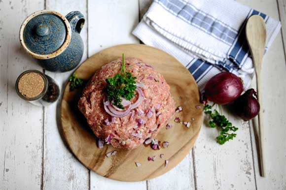 ingrédients & préparation pour la recette du pain de viande